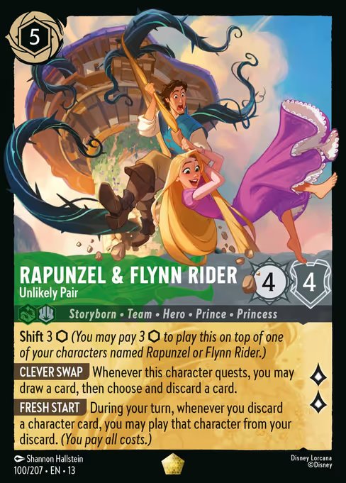 Rapunzel & Flynn Rider - Par de Oportunidade