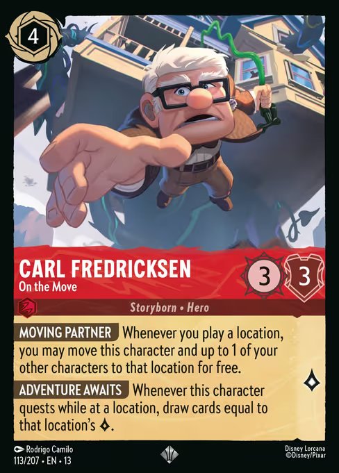 Carl Fredricksen - Em Movimento