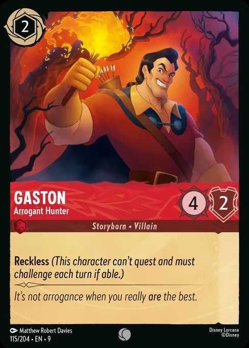 Gaston - Caçador Arrogante