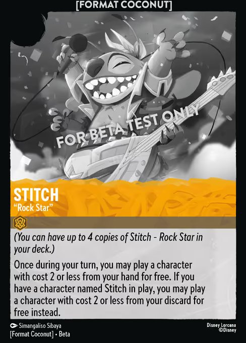 Stitch - Rock Star