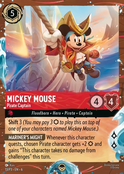 Mickey Mouse - Capitão Pirata