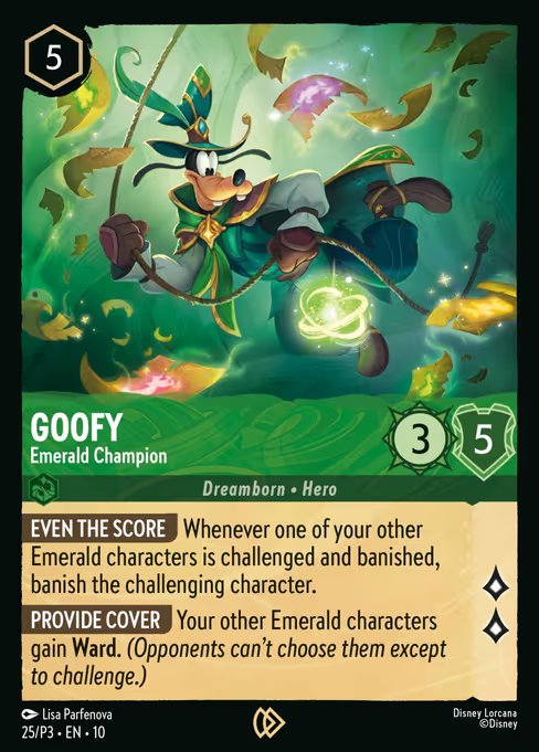 Goofy - Campeão Esmeralda