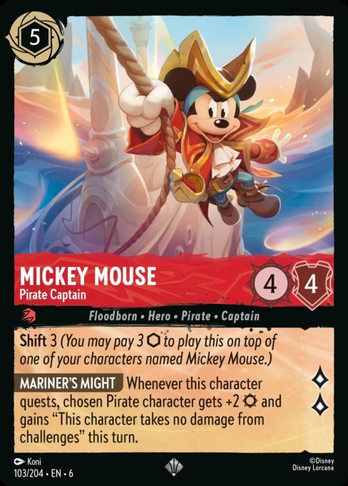 Mickey Mouse - Capitão Pirata
