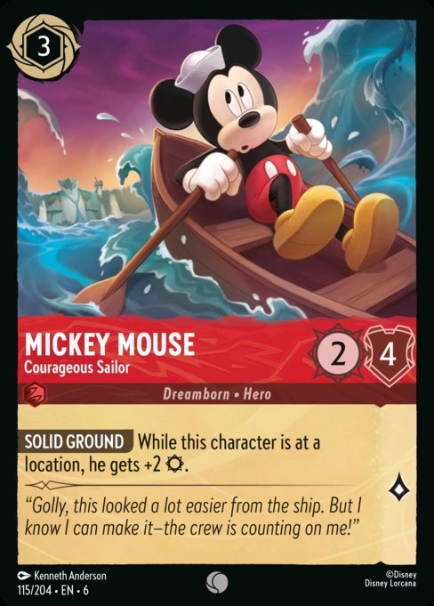 Mickey Mouse - Marinheiro Corajoso