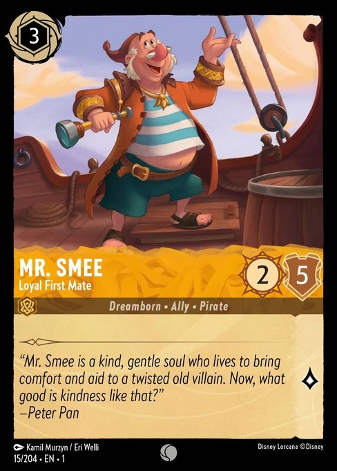 Mr. Smee - Primeiro Mate Leal