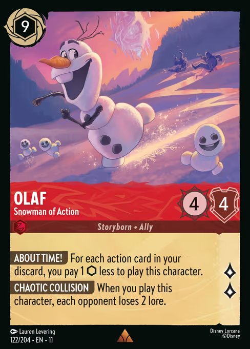 Olaf - Ação de Neve