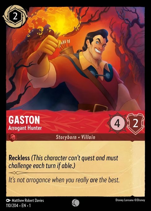 Gaston - Caçador Arrogante